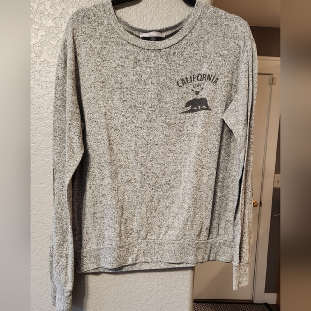 Purple Snow California Long Sleeve Cozy Shirt, Size‎ XL